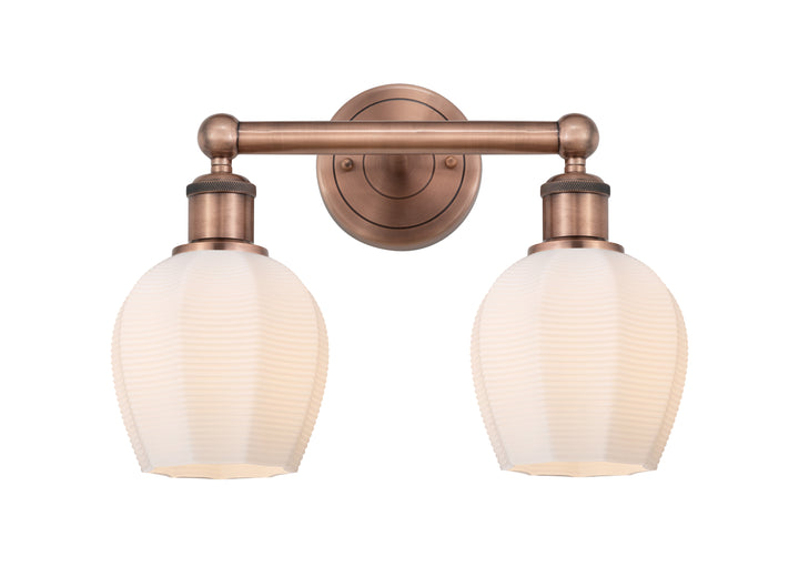 Innovations Lighting Norfolk 6" Bath Vanity Light - Antique Copper Vanity Lights Innovations Lighting   