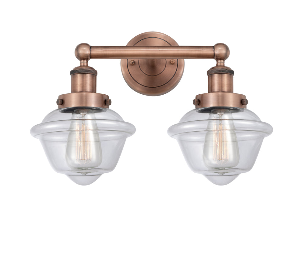 Innovations Lighting Oxford 7.5" Bath Vanity Light - Antique Copper Vanity Lights Innovations Lighting   