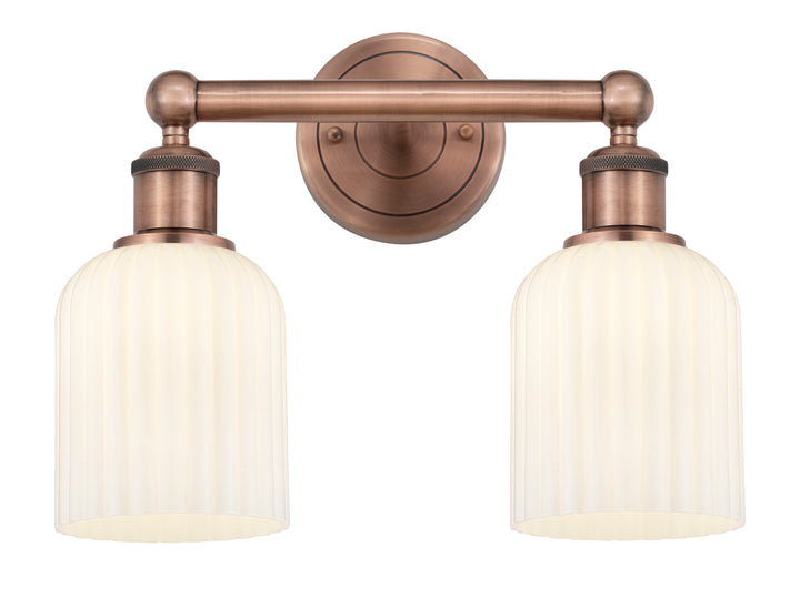 Innovations Lighting Bridal Veil 5" Bath Vanity Light - Antique Copper Vanity Lights Innovations Lighting   