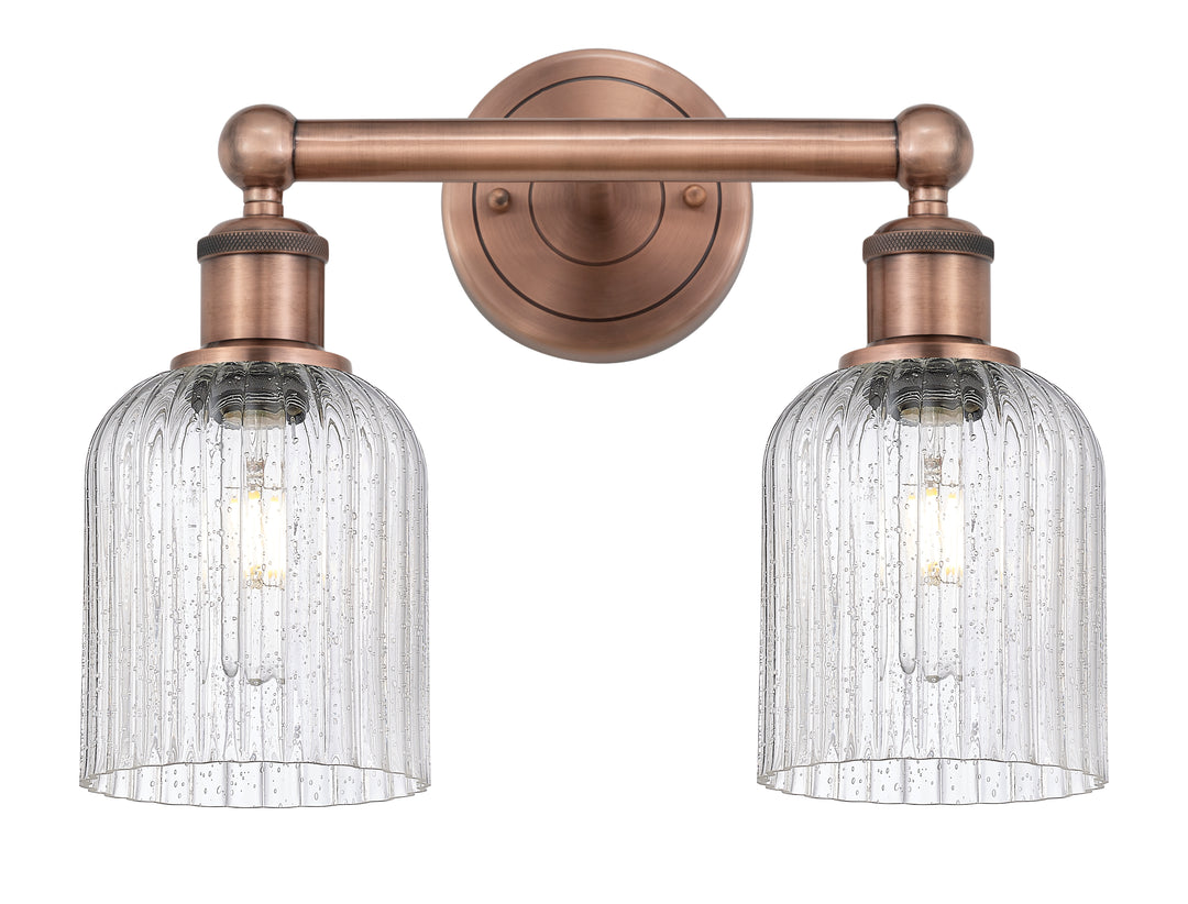 Innovations Lighting Bridal Veil 5" Bath Vanity Light - Antique Copper Vanity Lights Innovations Lighting   