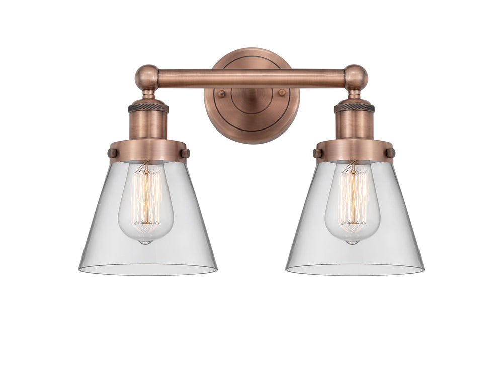 Innovations Lighting Cone 6" Bath Vanity Light - Antique Copper Vanity Lights Innovations Lighting   