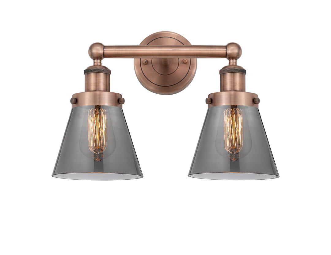 Innovations Lighting Cone 6" Bath Vanity Light - Antique Copper Vanity Lights Innovations Lighting   