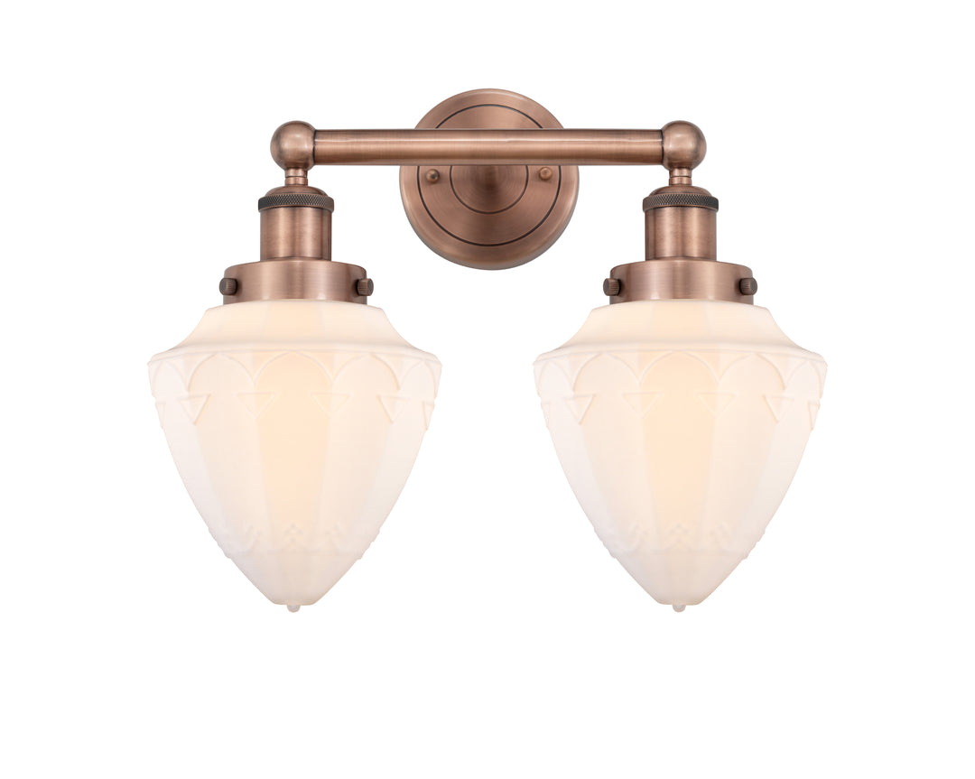 Innovations Lighting Bullet 7" Bath Vanity Light - Antique Copper Vanity Lights Innovations Lighting Matte White ; Glass Type: Frosted  