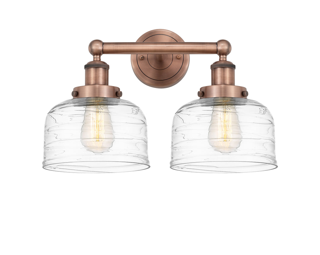 Innovations Lighting Bell 8" Bath Vanity Light - Antique Copper Vanity Lights Innovations Lighting   