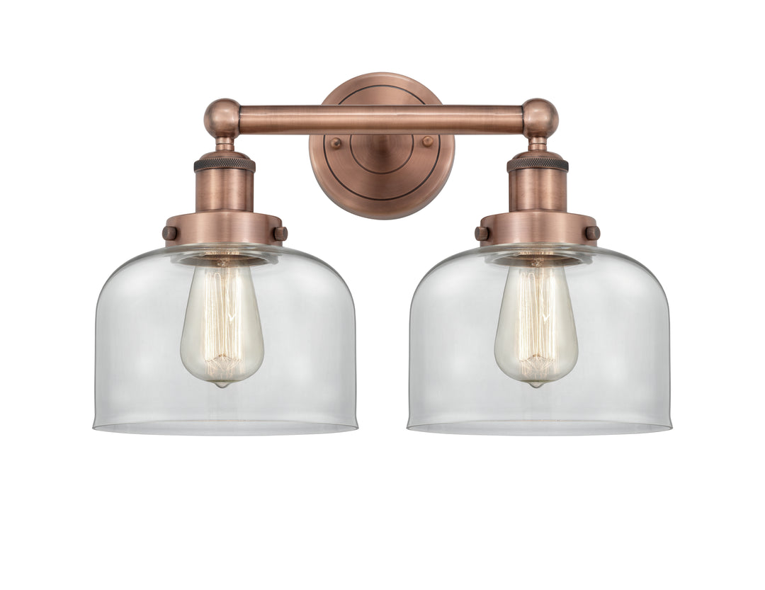 Innovations Lighting Bell 8" Bath Vanity Light - Antique Copper Vanity Lights Innovations Lighting   