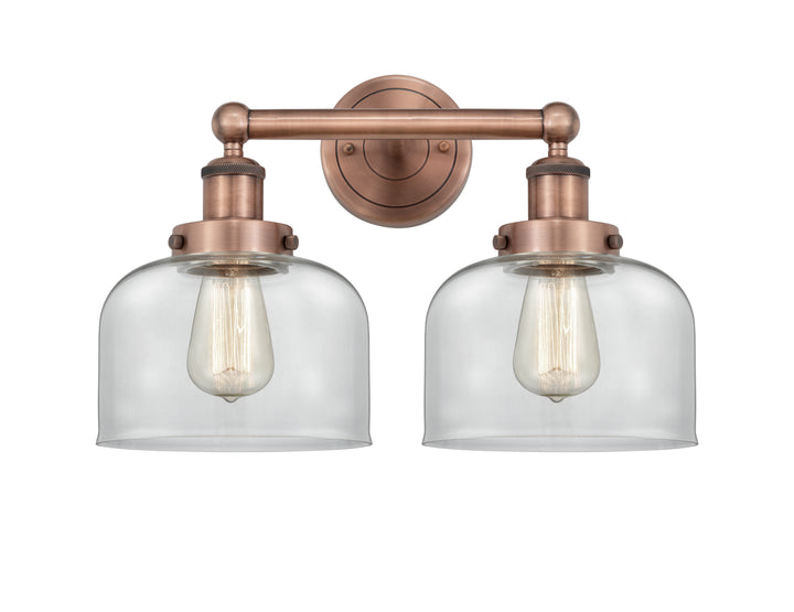 Innovations Lighting Bell 8" Bath Vanity Light - Antique Copper Vanity Lights Innovations Lighting   