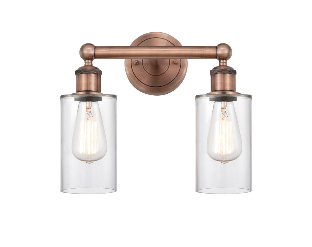 Innovations Lighting Clymer 4" Bath Vanity Light - Antique Copper