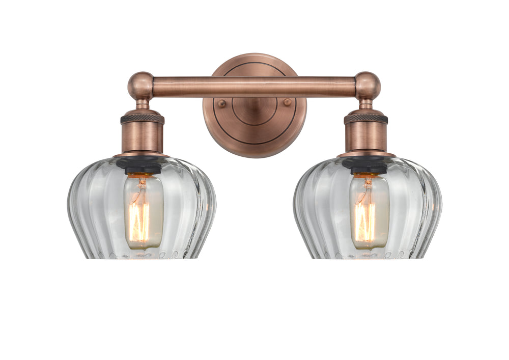 Innovations Lighting Fenton 6.5" Bath Vanity Light - Antique Copper Vanity Lights Innovations Lighting   