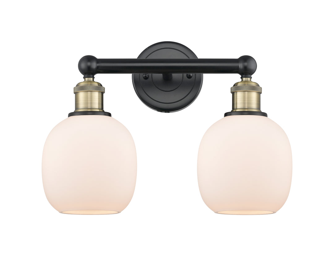 Innovations Lighting Belfast 6" Bath Vanity Light - Black Antique Brass Vanity Lights Innovations Lighting   