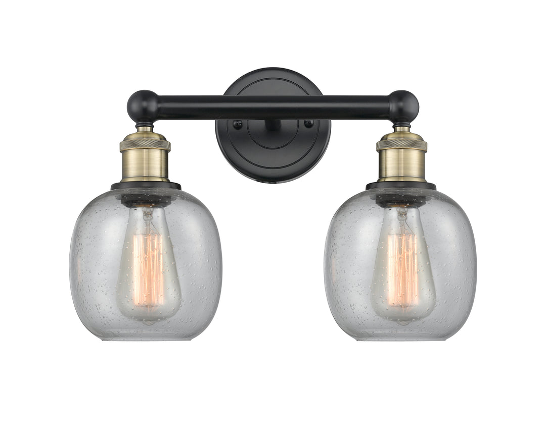 Innovations Lighting Belfast 6" Bath Vanity Light - Black Antique Brass Vanity Lights Innovations Lighting   