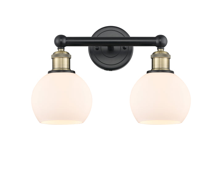 Innovations Lighting Athens 6" Bath Vanity Light - Black Antique Brass Vanity Lights Innovations Lighting   