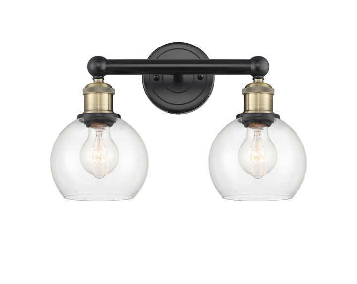 Innovations Lighting Athens 6" Bath Vanity Light - Black Antique Brass Vanity Lights Innovations Lighting   