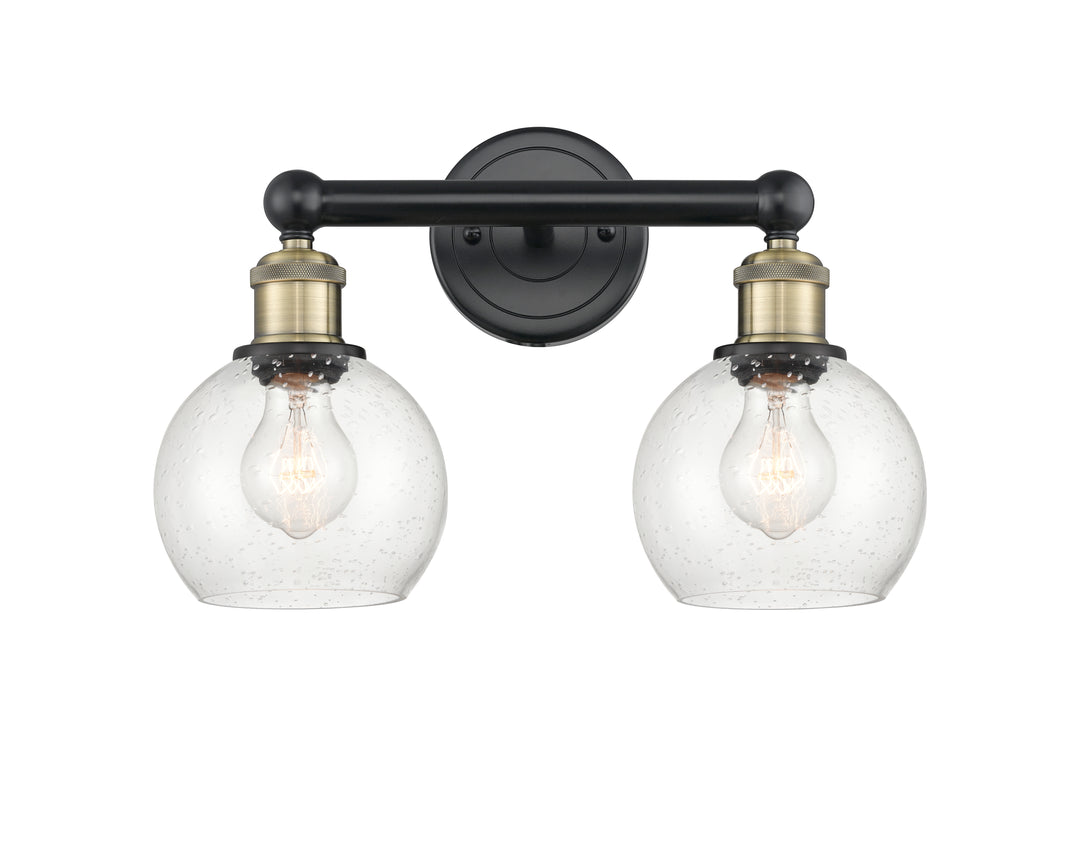 Innovations Lighting Athens 6" Bath Vanity Light - Black Antique Brass Vanity Lights Innovations Lighting   