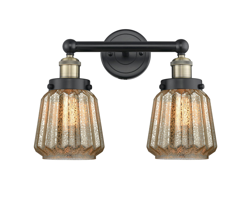 Innovations Lighting Chatham 6" Bath Vanity Light - Black Antique Brass Vanity Lights Innovations Lighting   