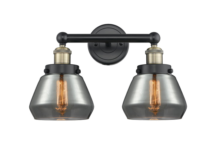 Innovations Lighting Fulton 7" Bath Vanity Light - Black Antique Brass