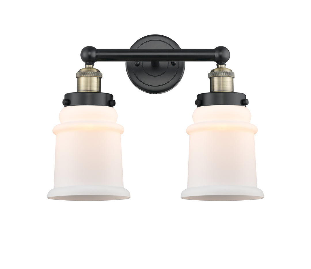 Innovations Lighting Canton 6" Bath Vanity Light - Black Antique Brass Vanity Lights Innovations Lighting   