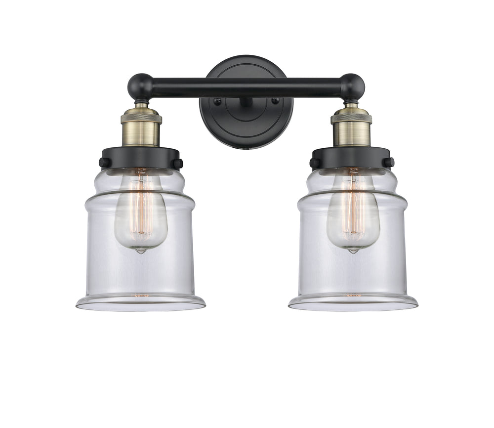 Innovations Lighting Canton 6" Bath Vanity Light - Black Antique Brass Vanity Lights Innovations Lighting   