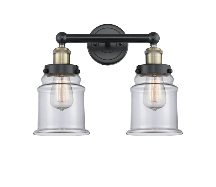 Innovations Lighting Canton 6" Bath Vanity Light - Black Antique Brass Vanity Lights Innovations Lighting   