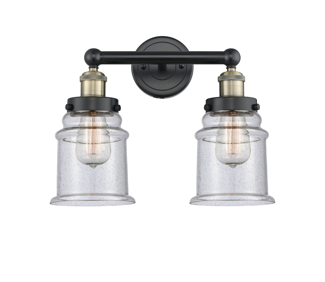 Innovations Lighting Canton 6" Bath Vanity Light - Black Antique Brass Vanity Lights Innovations Lighting   