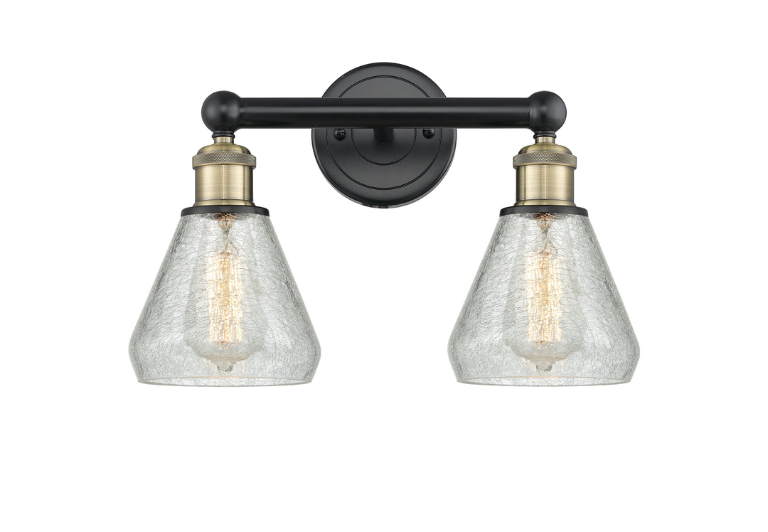 Innovations Lighting Conesus 6" Bath Vanity Light - Black Antique Brass Vanity Lights Innovations Lighting   