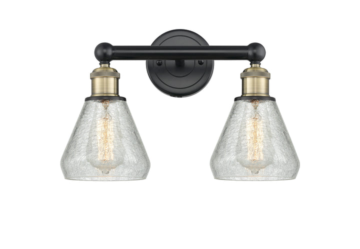 Innovations Lighting Conesus 6" Bath Vanity Light - Black Antique Brass Vanity Lights Innovations Lighting   