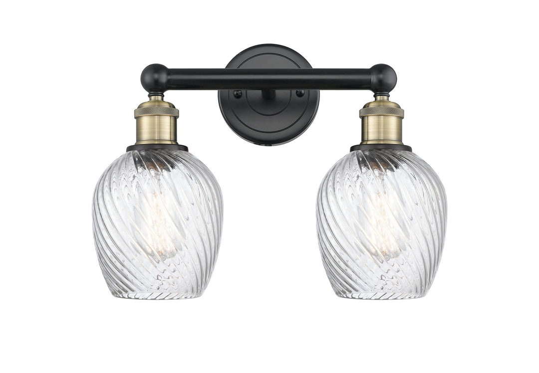 Innovations Lighting Salina 6" Bath Vanity Light - Black Antique Brass Vanity Lights Innovations Lighting   