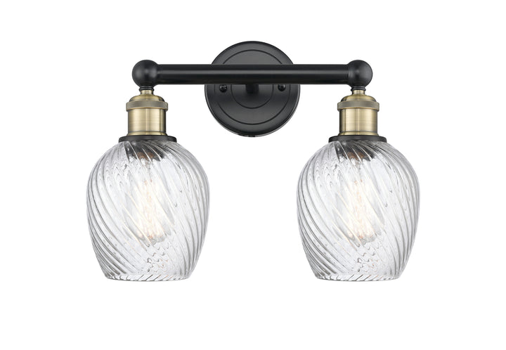 Innovations Lighting Salina 6" Bath Vanity Light - Black Antique Brass