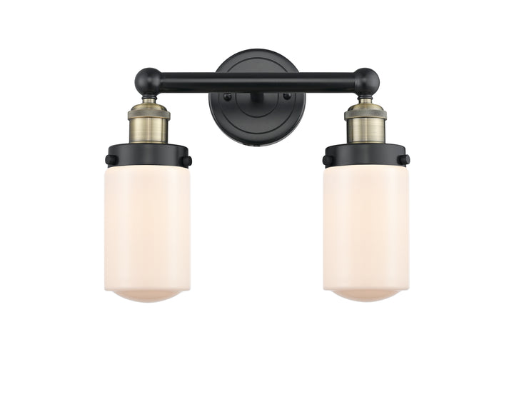 Innovations Lighting Dover 4.5" Bath Vanity Light - Black Antique Brass Vanity Lights Innovations Lighting   