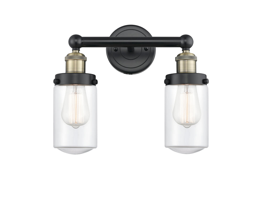 Innovations Lighting Dover 4.5" Bath Vanity Light - Black Antique Brass Vanity Lights Innovations Lighting   