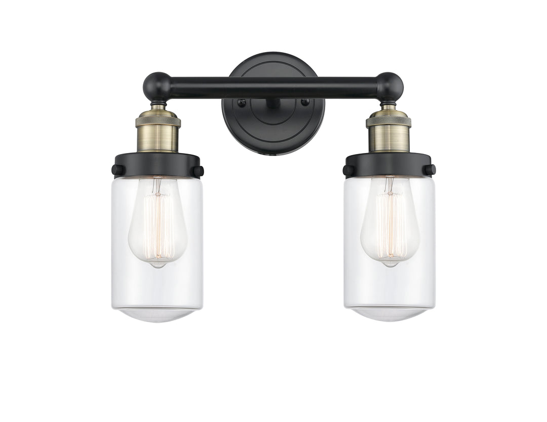 Innovations Lighting Dover 4.5" Bath Vanity Light - Black Antique Brass Vanity Lights Innovations Lighting   