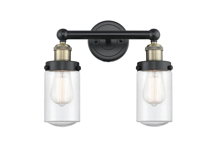 Innovations Lighting Dover 4.5" Bath Vanity Light - Black Antique Brass Vanity Lights Innovations Lighting   