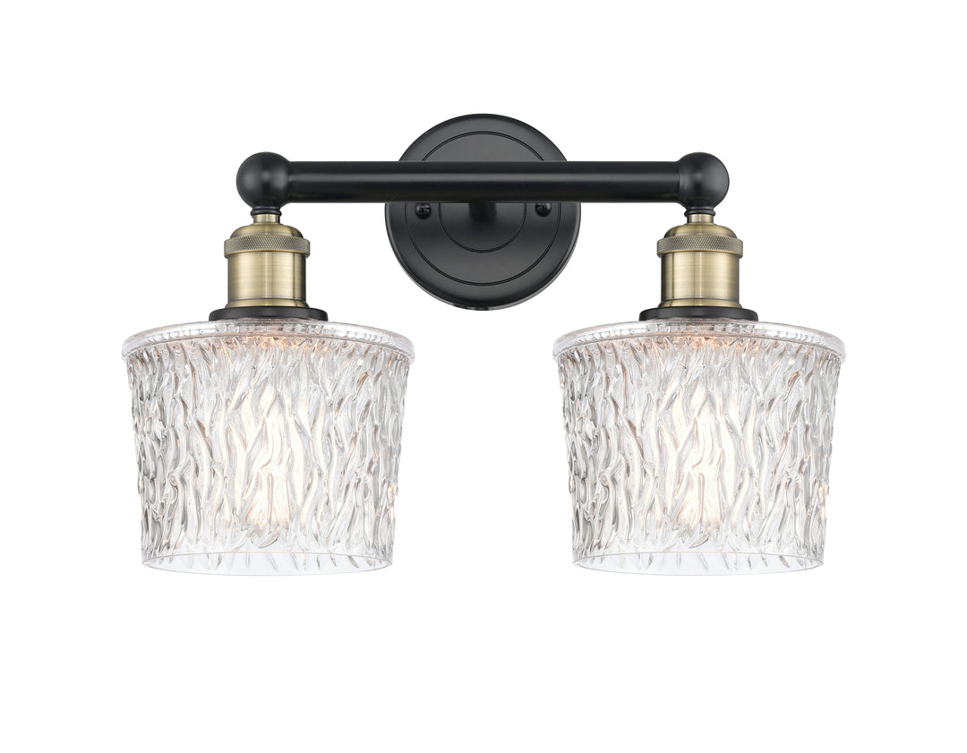 Innovations Lighting Niagara 6.5" Bath Vanity Light - Black Antique Brass Vanity Lights Innovations Lighting   