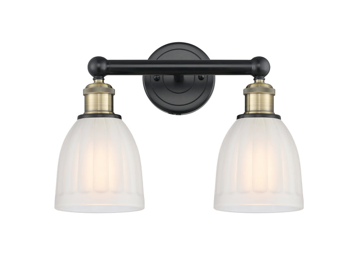 Innovations Lighting Brookfield 6" Bath Vanity Light - Black Antique Brass Vanity Lights Innovations Lighting   