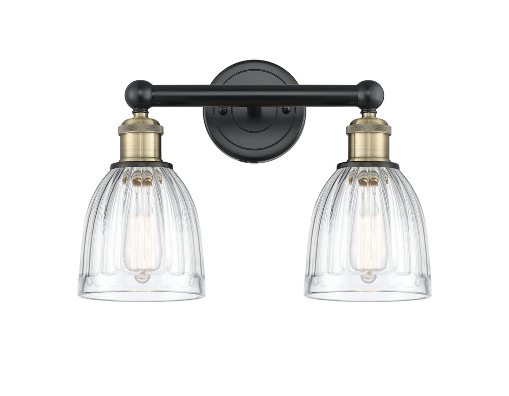 Innovations Lighting Brookfield 6" Bath Vanity Light - Black Antique Brass