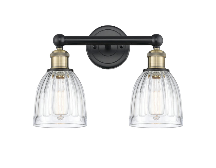 Innovations Lighting Brookfield 6" Bath Vanity Light - Black Antique Brass Vanity Lights Innovations Lighting   