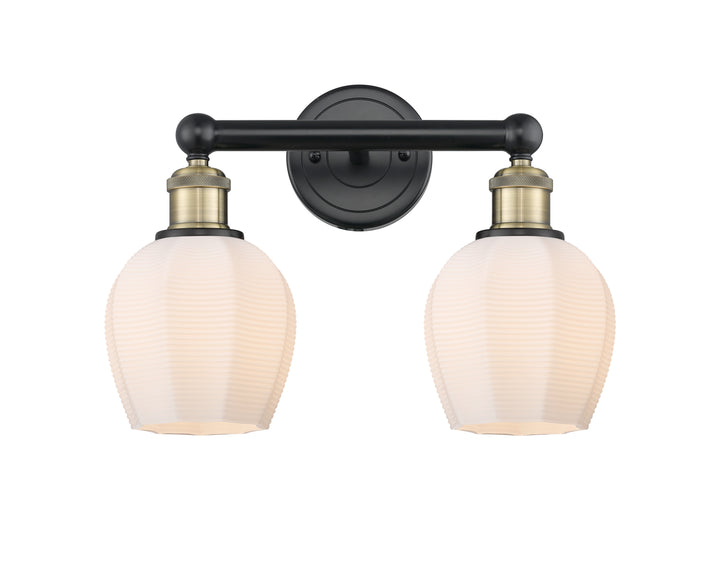 Innovations Lighting Norfolk 6" Bath Vanity Light - Black Antique Brass Vanity Lights Innovations Lighting   