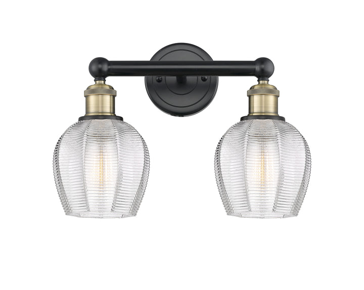 Innovations Lighting Norfolk 6" Bath Vanity Light - Black Antique Brass Vanity Lights Innovations Lighting   