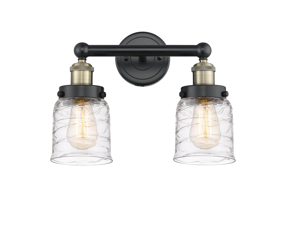 Innovations Lighting Bell 5" Bath Vanity Light - Black Antique Brass Vanity Lights Innovations Lighting   