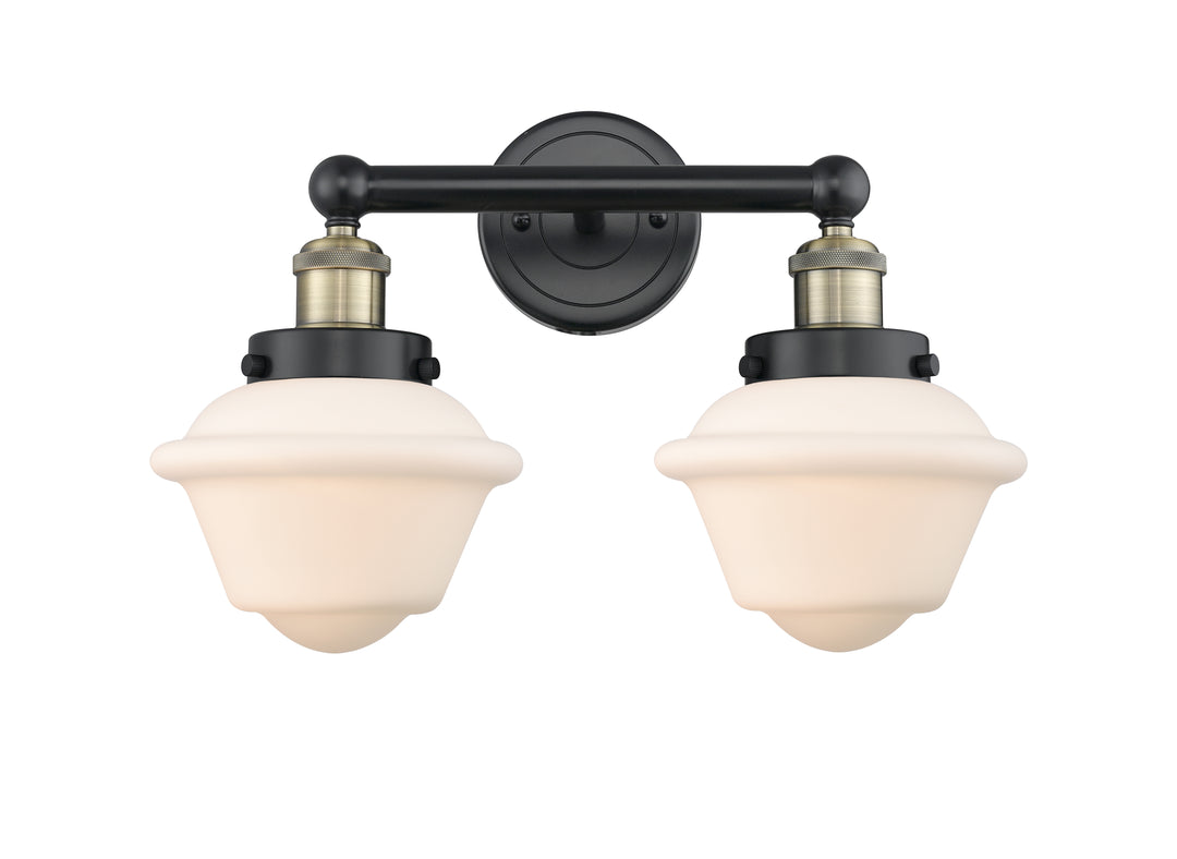 Innovations Lighting Oxford 7.5" Bath Vanity Light - Black Antique Brass Vanity Lights Innovations Lighting   