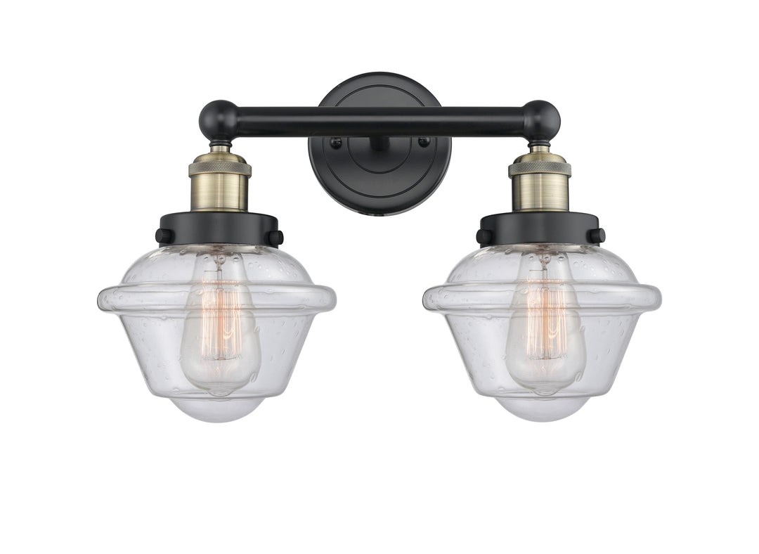 Innovations Lighting Oxford 7.5" Bath Vanity Light - Black Antique Brass