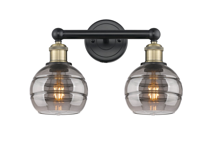 Innovations Lighting Rochester 6" Bath Vanity Light - Black Antique Brass Vanity Lights Innovations Lighting   