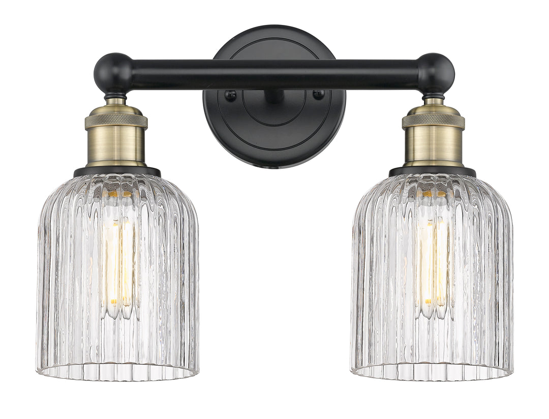 Innovations Lighting Bridal Veil 5" Bath Vanity Light - Black Antique Brass Vanity Lights Innovations Lighting   