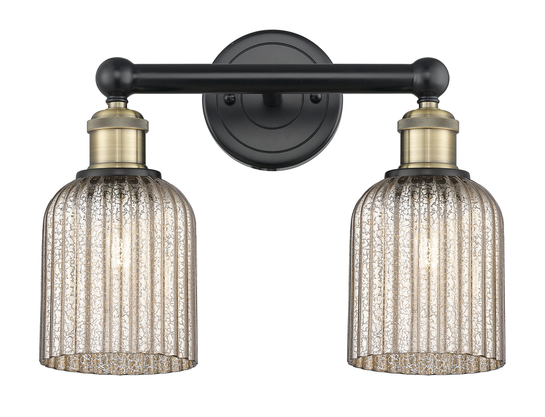 Innovations Lighting Bridal Veil 5" Bath Vanity Light - Black Antique Brass Vanity Lights Innovations Lighting   