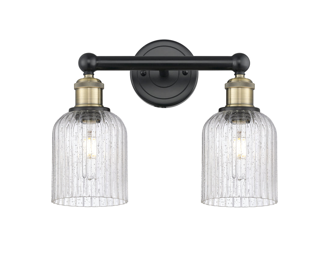 Innovations Lighting Bridal Veil 5" Bath Vanity Light - Black Antique Brass Vanity Lights Innovations Lighting   