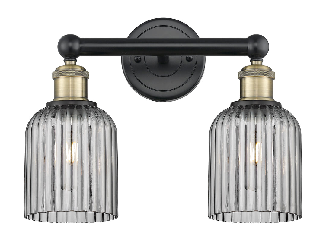 Innovations Lighting Bridal Veil 5" Bath Vanity Light - Black Antique Brass Vanity Lights Innovations Lighting   