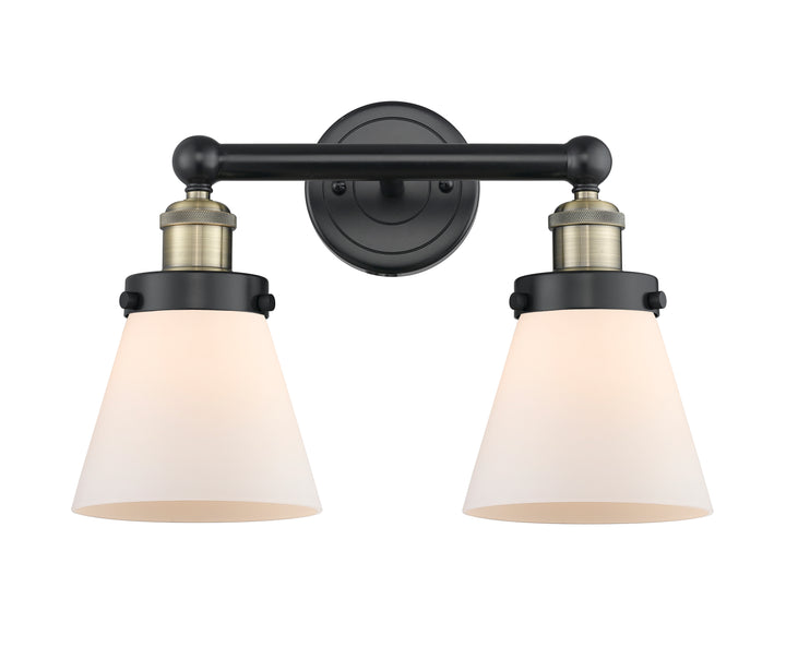 Innovations Lighting Cone 6" Bath Vanity Light - Black Antique Brass Vanity Lights Innovations Lighting   