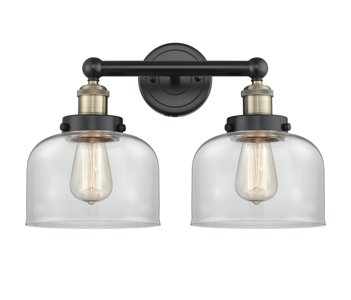 Innovations Lighting Bell 8" Bath Vanity Light - Black Antique Brass Vanity Lights Innovations Lighting   