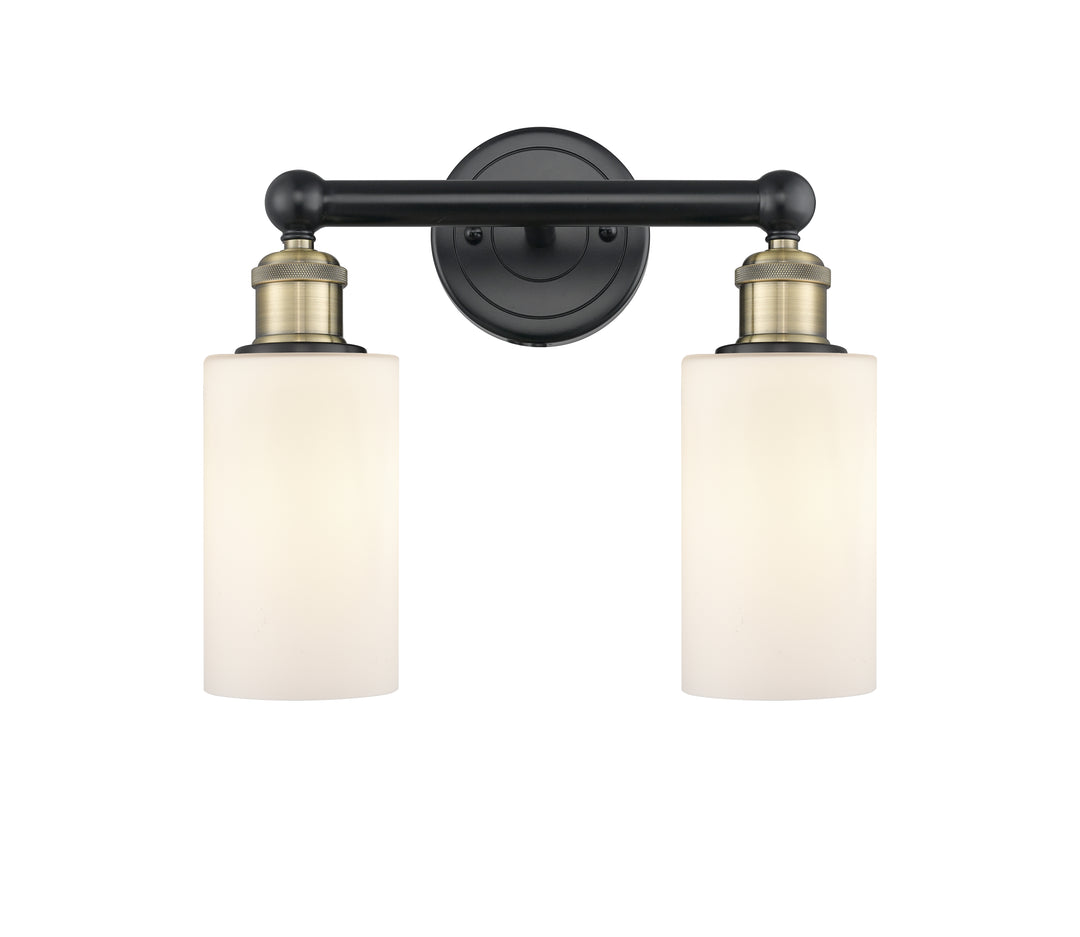 Innovations Lighting Clymer 4" Bath Vanity Light - Black Antique Brass Vanity Lights Innovations Lighting   