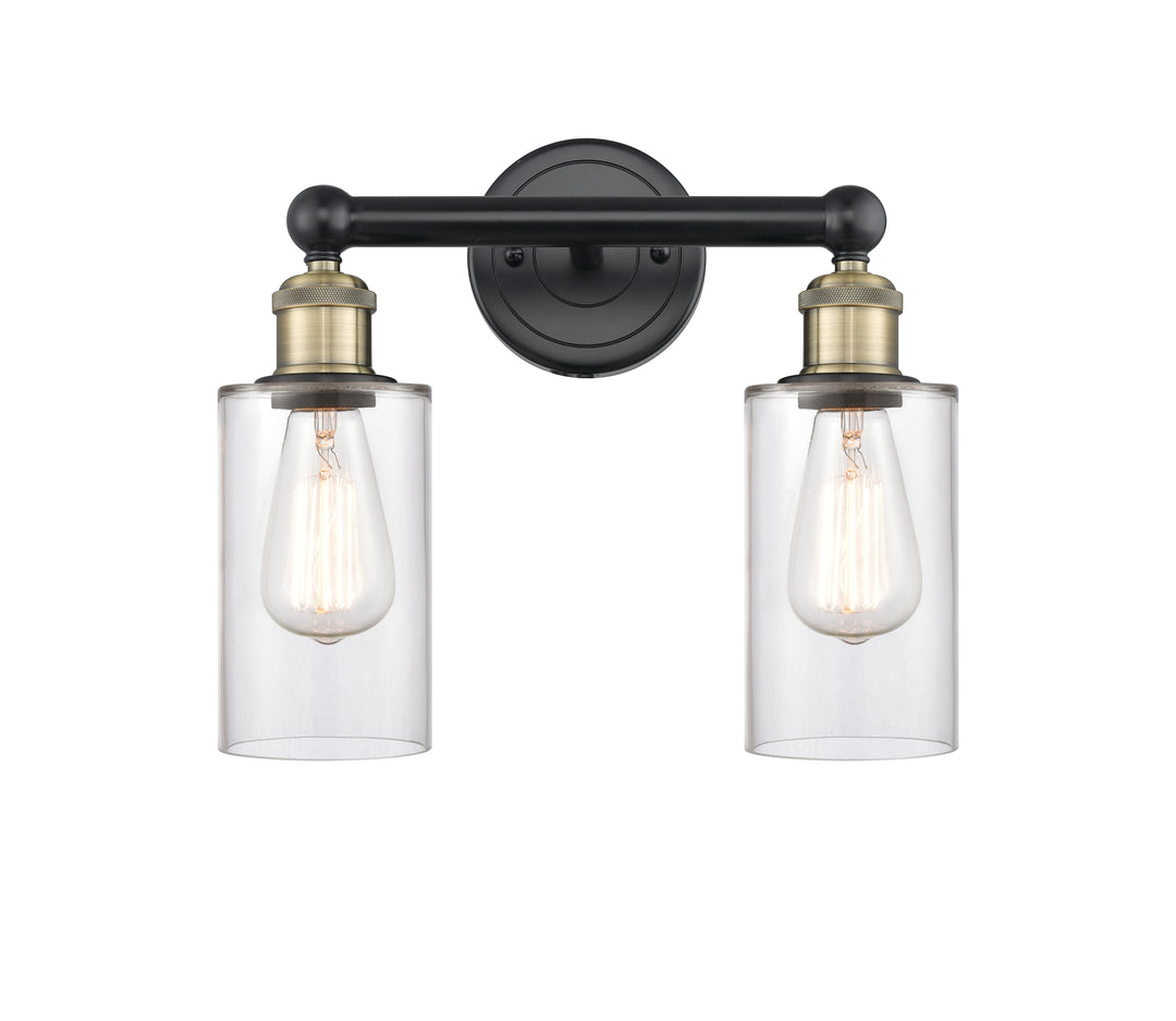 Innovations Lighting Clymer 4" Bath Vanity Light - Black Antique Brass