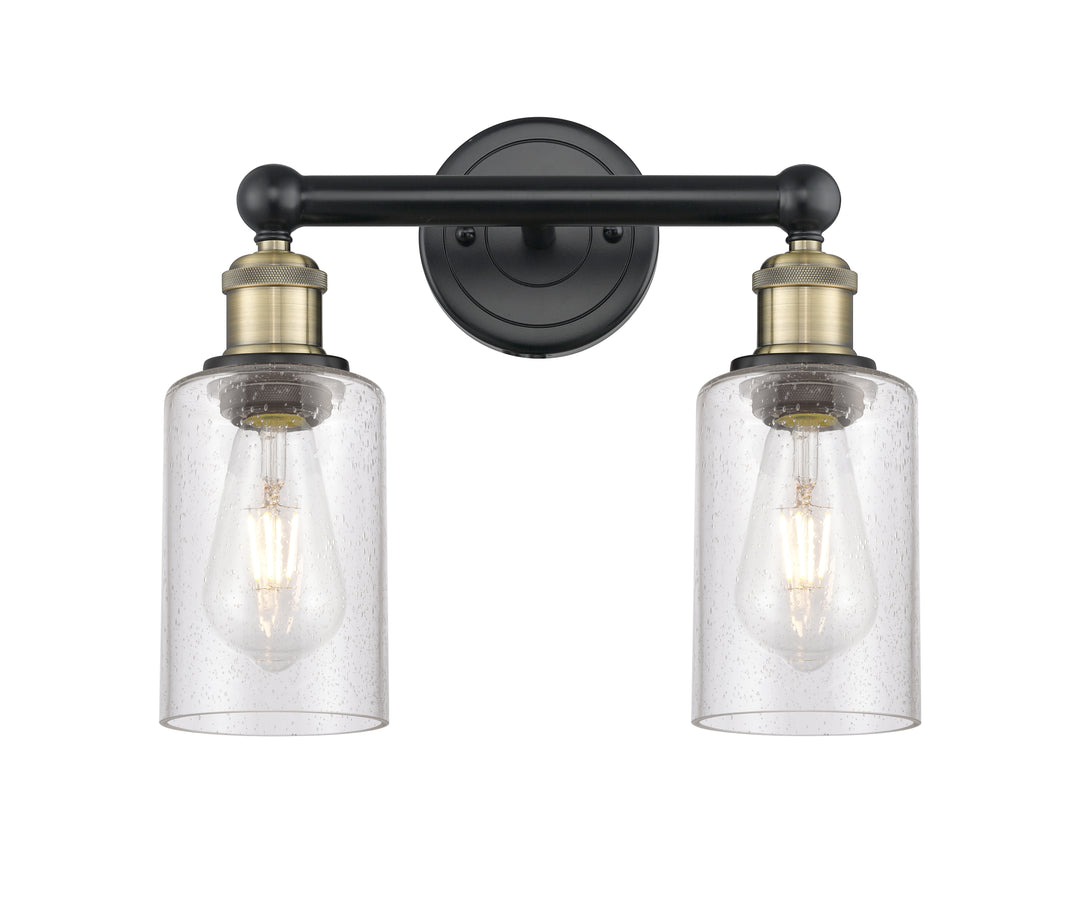 Innovations Lighting Clymer 4" Bath Vanity Light - Black Antique Brass